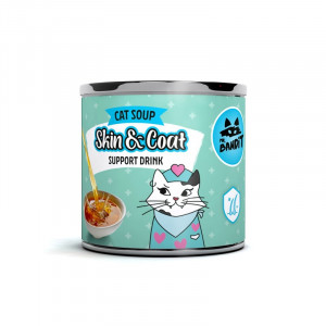 MR.BANDIT CAT SOUP SKIN & COAT kaķu dzēriens Vista, tuncis 95ml